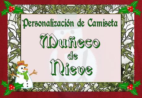 Camiseta con muñeco de nieve