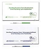 One Step - 30 Pruebas de Ovulación 20 mIU/ml y 5 Tests de Embarazo 10mIU/ml - Nuevo Formato Económico de 2,5 mm.