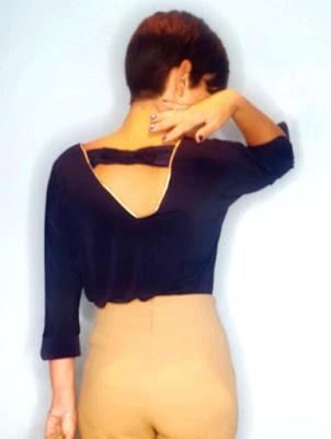 Look de fiesta con eyeliner dorado y dos opciones de labial 09 outfit 02