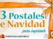 Postales Navidad Editables para Imprimir