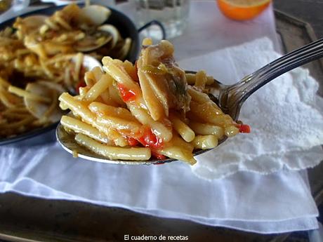 Fideos con Almejas