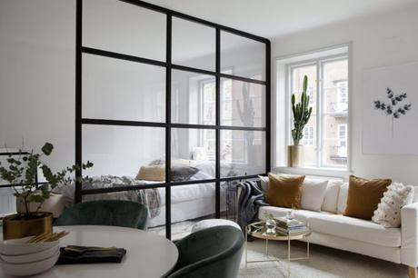 mini piso sueco estilo nórdico diseño interiores decoración mini pisos decoración interiores decoración estudio decoración espacios pequeños buenas calidades decoración 