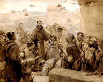 San Francisco, auxiliando a pobres y enfermos