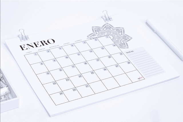Freebie: calendario 2018 imprimible