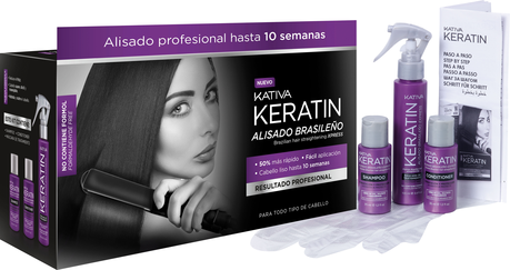 Alisado Brasileño Kativa Keratin, pelo perfecto 10 semanas y sin salir de casa