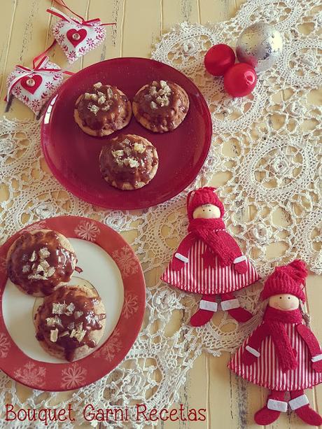 Receta de Navidad. Mini budines de almendras y jengibre