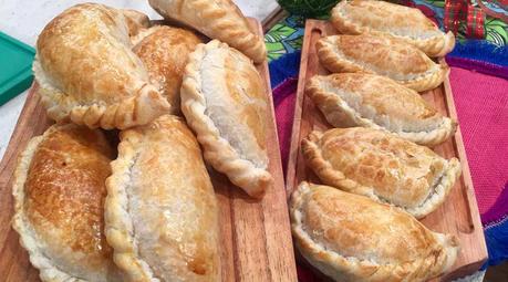 Empanadas de cerdo y panceta
