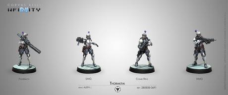 Precios de las novedades de Infinity y Aristeia! para enero