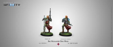 Precios de las novedades de Infinity y Aristeia! para enero