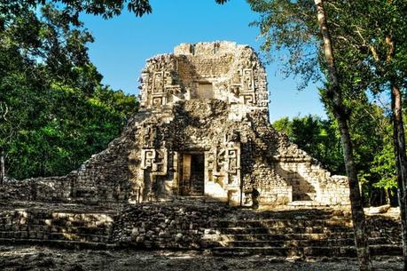 Estructura XX del yacimiento arqueológico de Chicanná