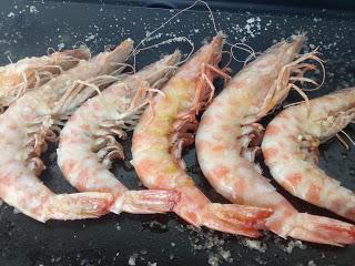 LANGOSTINOS A LA PLANCHA LANGOSTINOS A LA PLANCHA