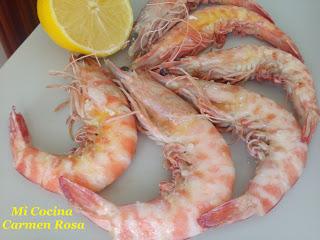 LANGOSTINOS A LA PLANCHA LANGOSTINOS A LA PLANCHA