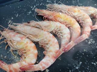 LANGOSTINOS A LA PLANCHA LANGOSTINOS A LA PLANCHA