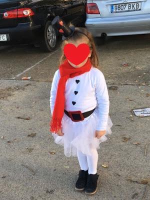 DISFRAZ MUÑECO DE NIEVE DISFRAZ MUÑECO DE NIEVE