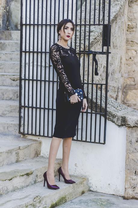 Party Style: The Perfect Lace Black Dress Party Style: The Perfect Lace Black Dress
