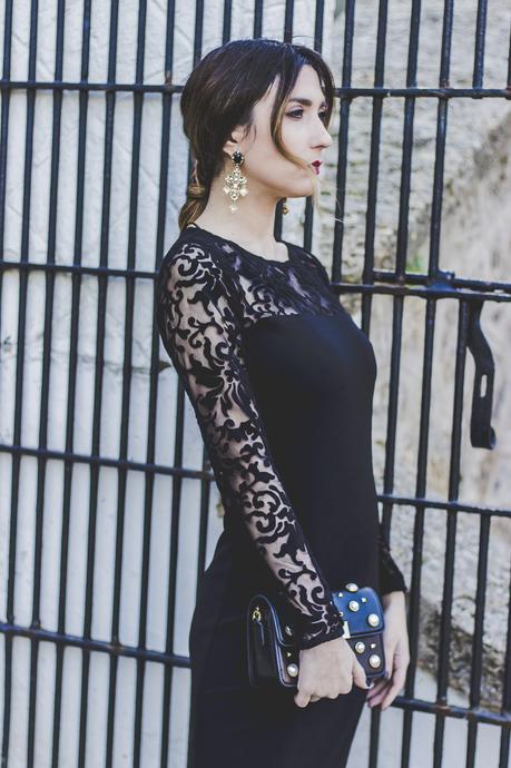 Party Style: The Perfect Lace Black Dress Party Style: The Perfect Lace Black Dress