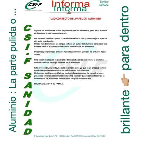 El papel de aluminio ¿es tóxico? ¿hay que dejar de envolver las meriendas de nuestros hijos con él? El papel de aluminio ¿es tóxico? ¿hay que dejar de envolver las meriendas de nuestros hijos con él?
