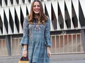 Otoño vestido gris Zara