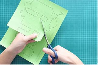 ¿Como hacer letras de cartón en 3D?