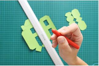 ¿Como hacer letras de cartón en 3D?