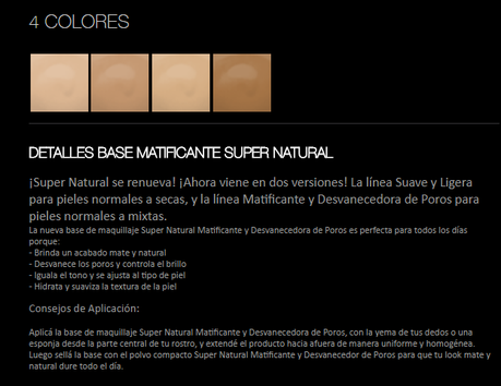 Reseña: Base Super Natural by Maybelline.