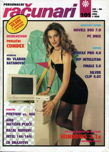 Portadas de revistas de los años ochenta de computadoras y mujeres Vintage Portadas de revistas de los años ochenta de computadoras y mujeres Vintage
