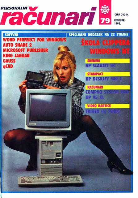 Portadas de revistas de los años ochenta de computadoras y mujeres Vintage Portadas de revistas de los años ochenta de computadoras y mujeres Vintage