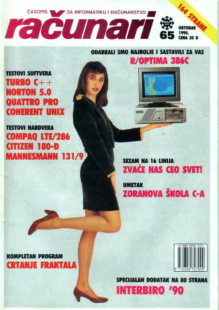 Portadas de revistas de los años ochenta de computadoras y mujeres Vintage Portadas de revistas de los años ochenta de computadoras y mujeres Vintage
