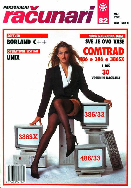 Portadas de revistas de los años ochenta de computadoras y mujeres Vintage Portadas de revistas de los años ochenta de computadoras y mujeres Vintage