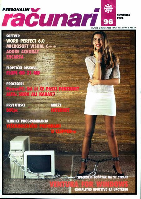 Portadas de revistas de los años ochenta de computadoras y mujeres Vintage Portadas de revistas de los años ochenta de computadoras y mujeres Vintage