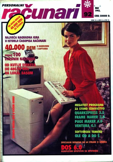 Portadas de revistas de los años ochenta de computadoras y mujeres Vintage Portadas de revistas de los años ochenta de computadoras y mujeres Vintage