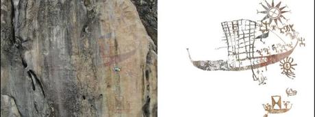 Descubren 28 yacimientos de arte rupestre de hace 2.500 años en una isla de Indonesia