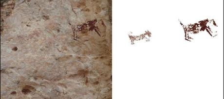 Descubren 28 yacimientos de arte rupestre de hace 2.500 años en una isla de Indonesia