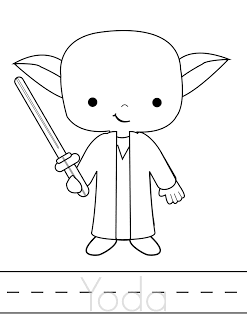 Hojas para colorear de STAR WARS , gratis