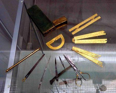 Instrumentos matemáticos en la Orangerie de Kassel