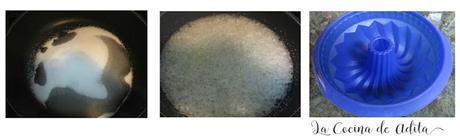 Flan de leche condensada en el microondas