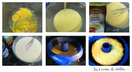 Flan de leche condensada en el microondas Flan de leche condensada en el microondas