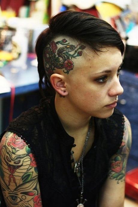 20 Tatuajes locos en la cabeza para valientes 20 Tatuajes locos en la cabeza para valientes