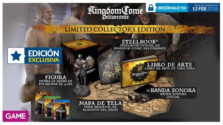 Detallado el contenido de la Edición Coleccionista exclusiva de GAME de Kingdom Come: Deliverance