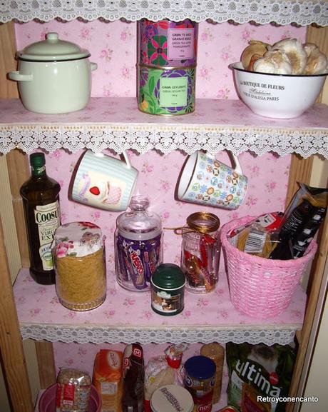 Una despensa muy rosada Una despensa muy rosada