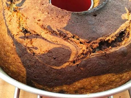 recetas delikatissen postres delikatissen cake dos colores Bundt cake marmolado de vainilla y cacao bund cake vainilla jugoso bizcocho vainilla chocolate bizcocho marmolado bizcocho esponjoso bizcocho casero bizcocho bicolor 