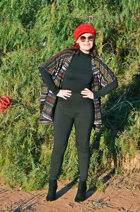 Cómo llevar una boina roja