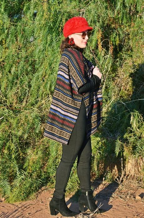 Cómo llevar una boina roja