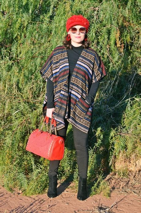 Cómo llevar una boina roja