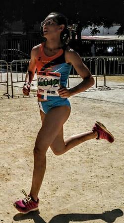 Lola Mayofret , considerada deportista de élite de Andalucía, según la Federación de Atletismo de Andalucía