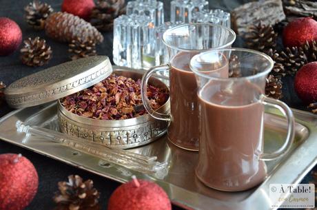 Chocolate a la Taza al Aroma de Rosas