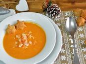 Crema langostinos asados