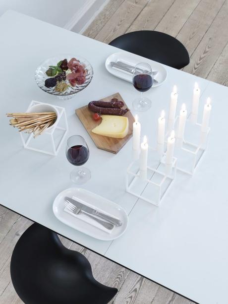 portavelas estilo nórdico diseño nórdico diseño danés complementos hogar Candelabro Kubus By Lassen accesorios hogar 