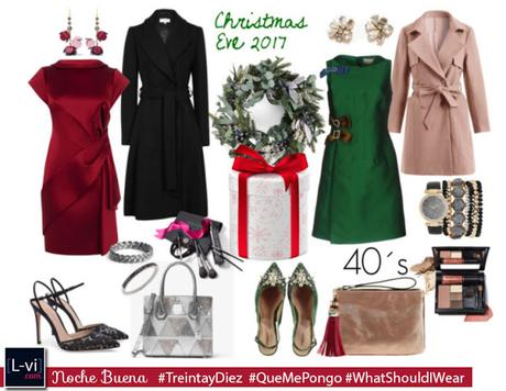 40's:Chirtmas Eve. #WhatShouldWear  L-vi.com