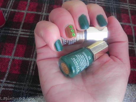 NEW LOOK: Colección de Mavala para estas fiestas + Manicuras navideñas 10 manicura verde 02